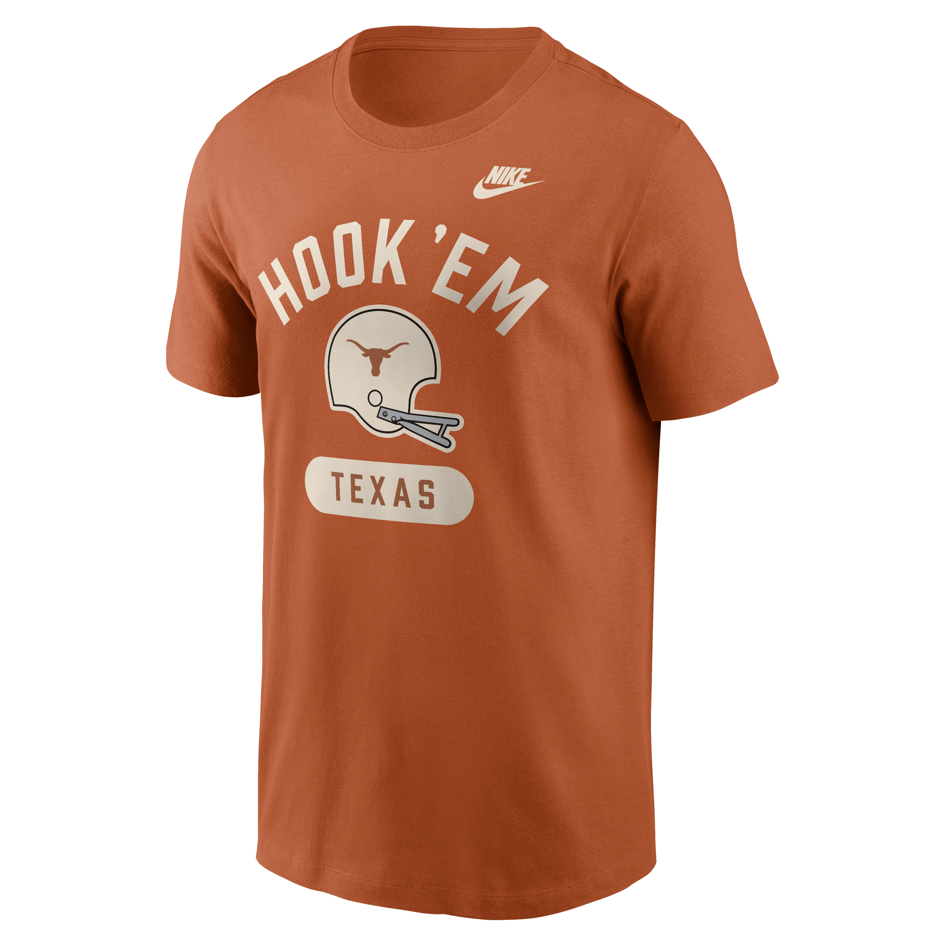 Men's Nike Texas Orange Longhorns Legacy Arch Helmet T-Shirt