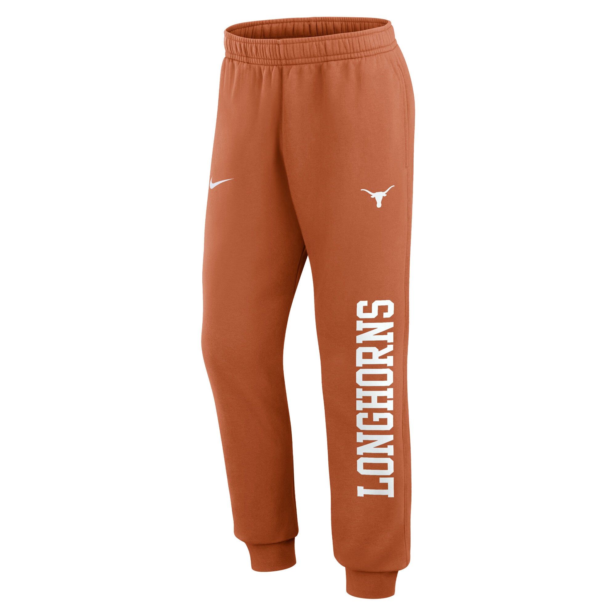 Pantalon de jogging en polaire Nike Texas Orange Longhorns Primetime Club pour homme