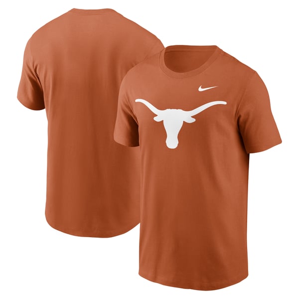 Men’s Nike Texas Orange Texas Longhorns Primetime Evergreen Logo T-Shirt