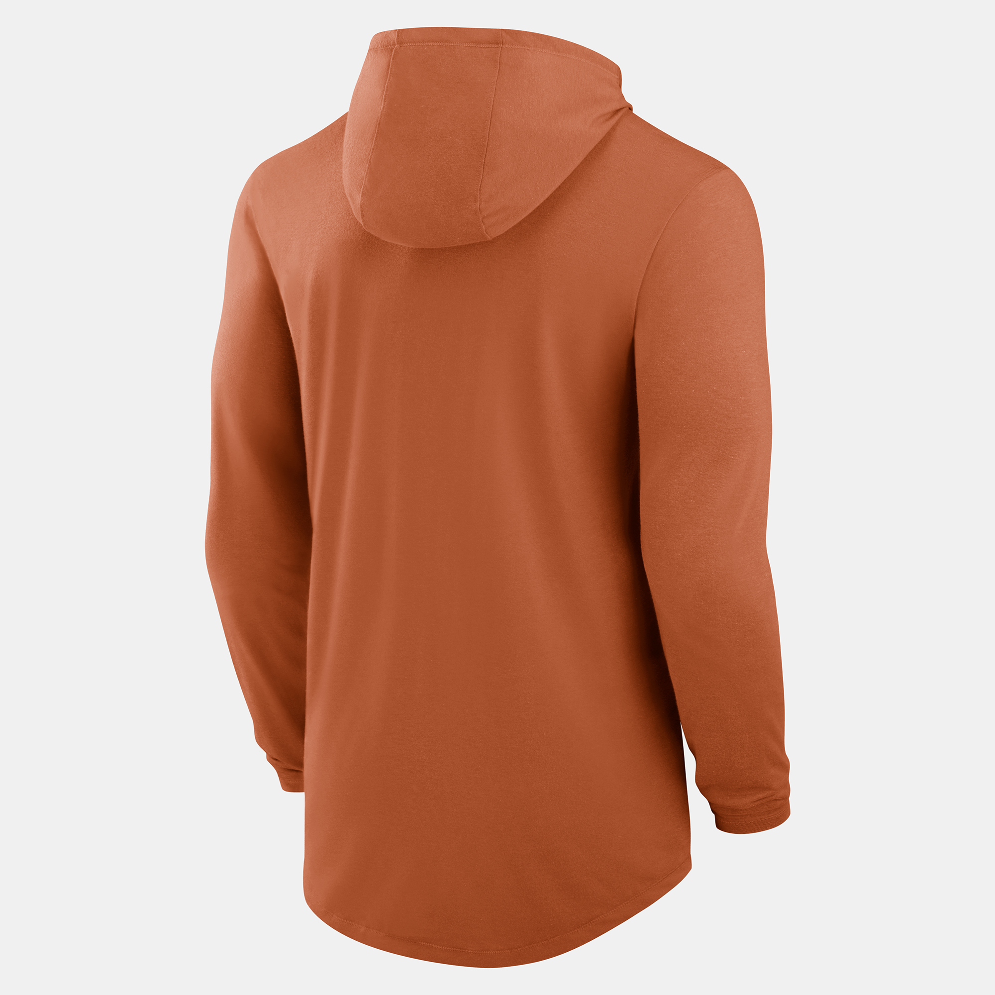 Men's Nike Texas Orange Longhorns Primetime Pattern Tri-Blend Dri-FIT Long Sleeve Hooded T-Shirt