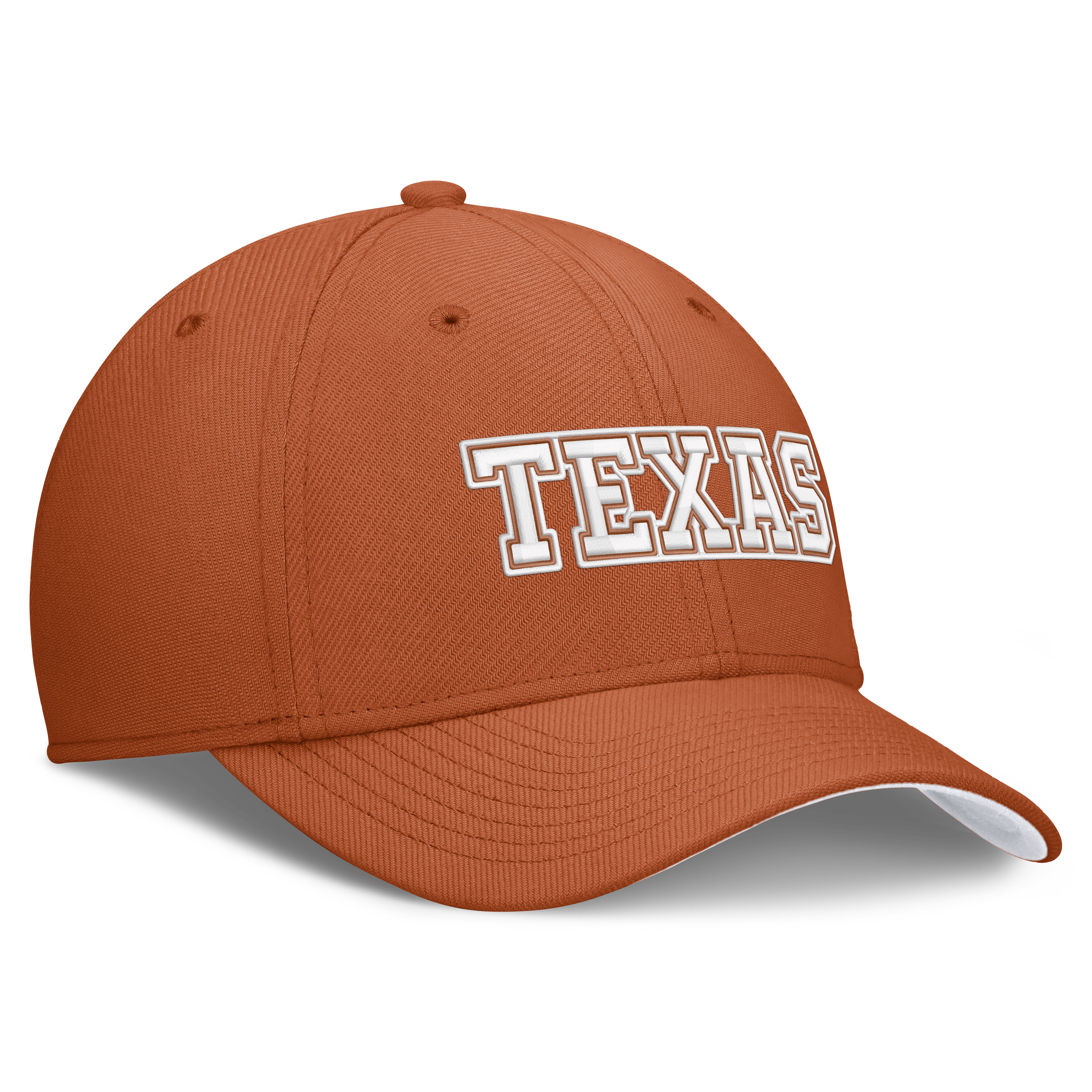 Casquette Nike Texas Orange Longhorns Primetime Team Rise Dri-FIT Flex pour homme