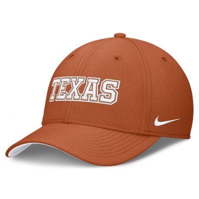  Texas Longhorns Nike Primetime Team Rise Flex Hat - Texas Orange