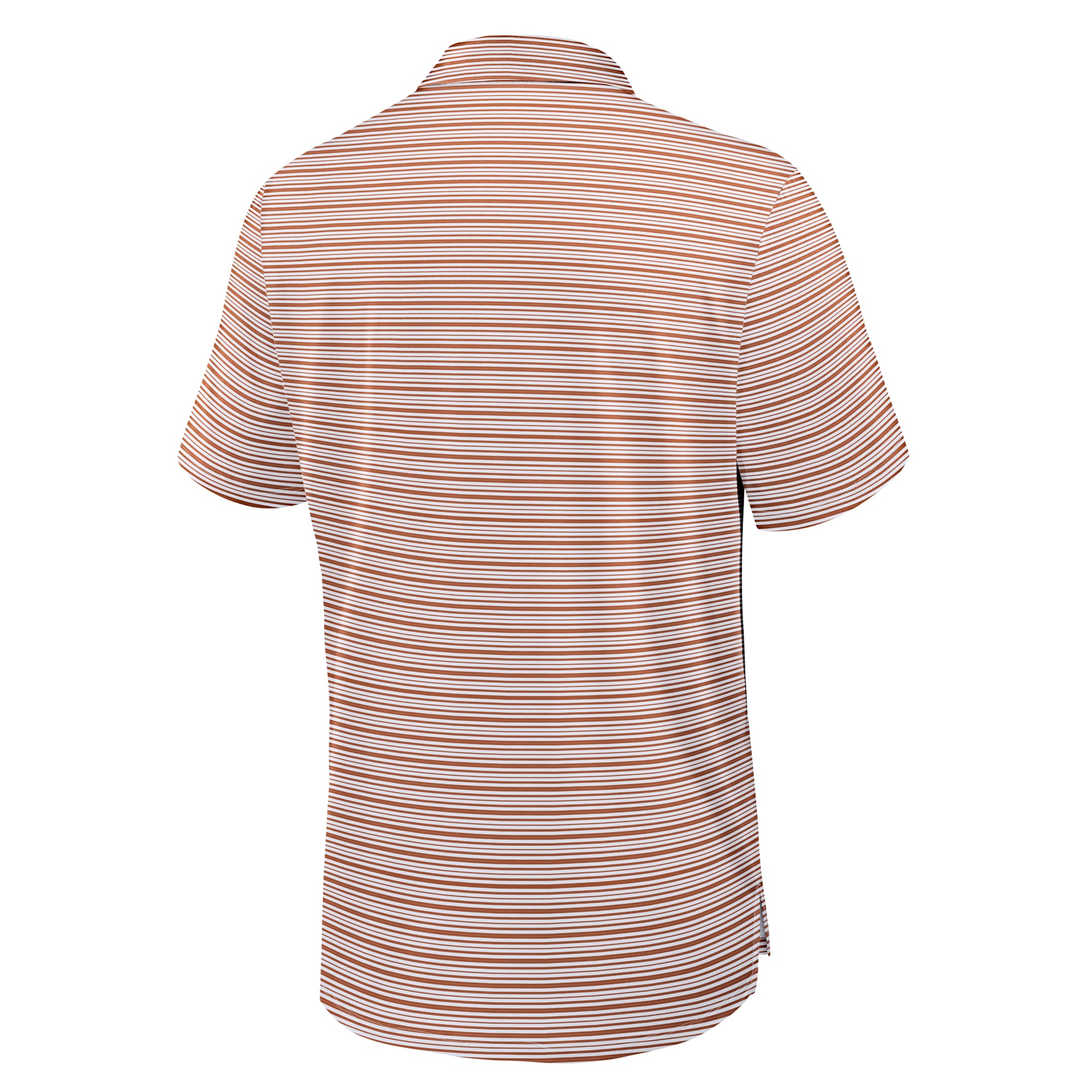 Polo rayé Dri-FIT Nike Texas Orange Longhorns Primetime Vapor pour homme