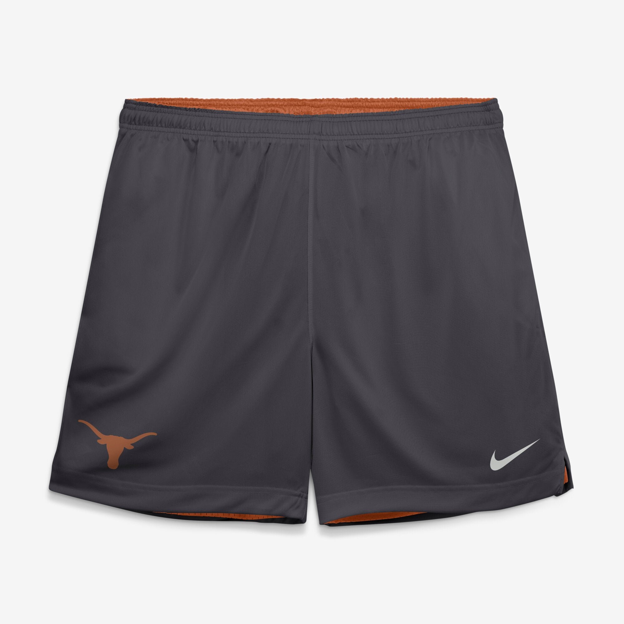 Men's Nike Texas Orange/Anthracite Longhorns 2026 Sideline Standard Issue Reversible Dri-FIT Shorts