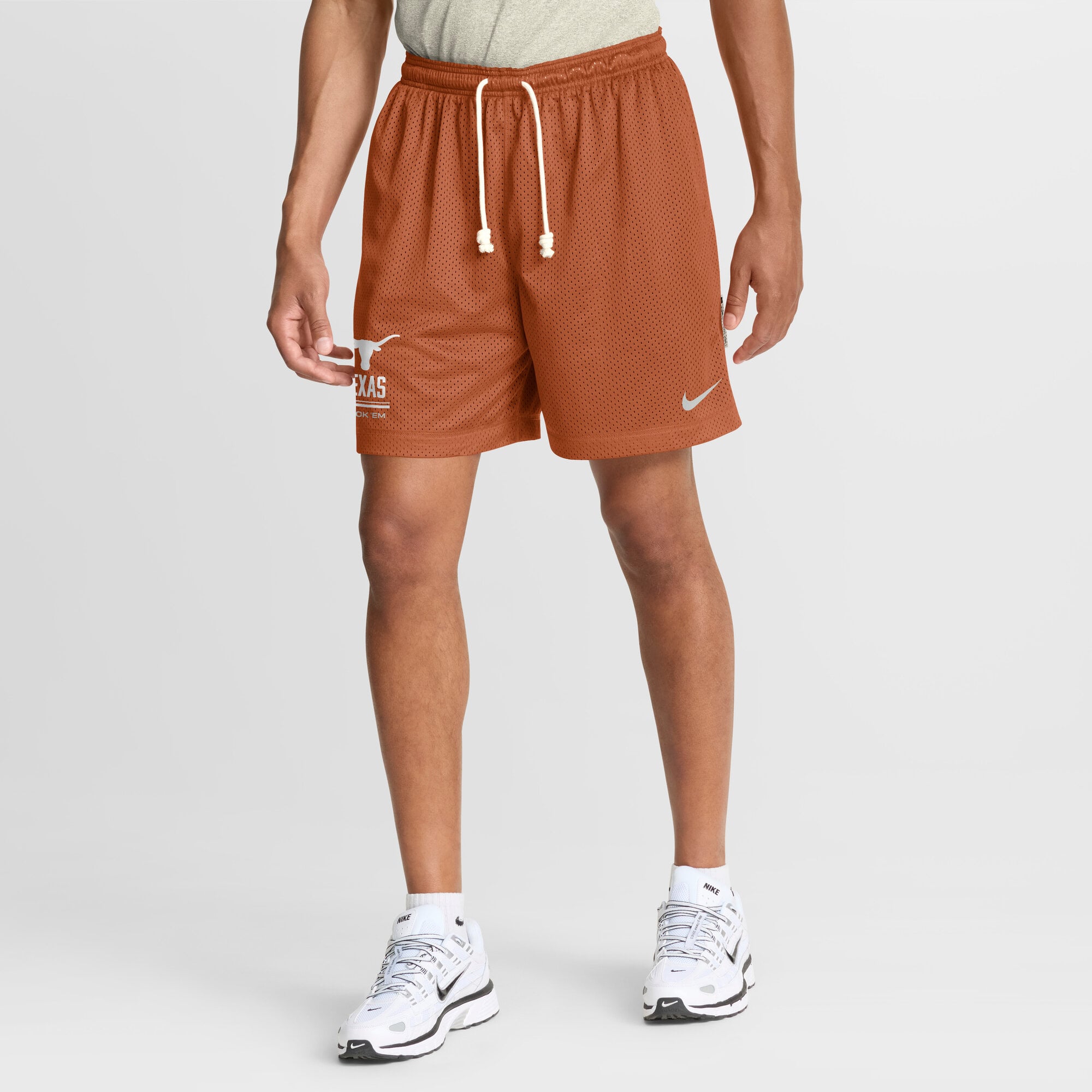 Men's Nike Texas Orange/Anthracite Longhorns 2026 Sideline Standard Issue Reversible Dri-FIT Shorts