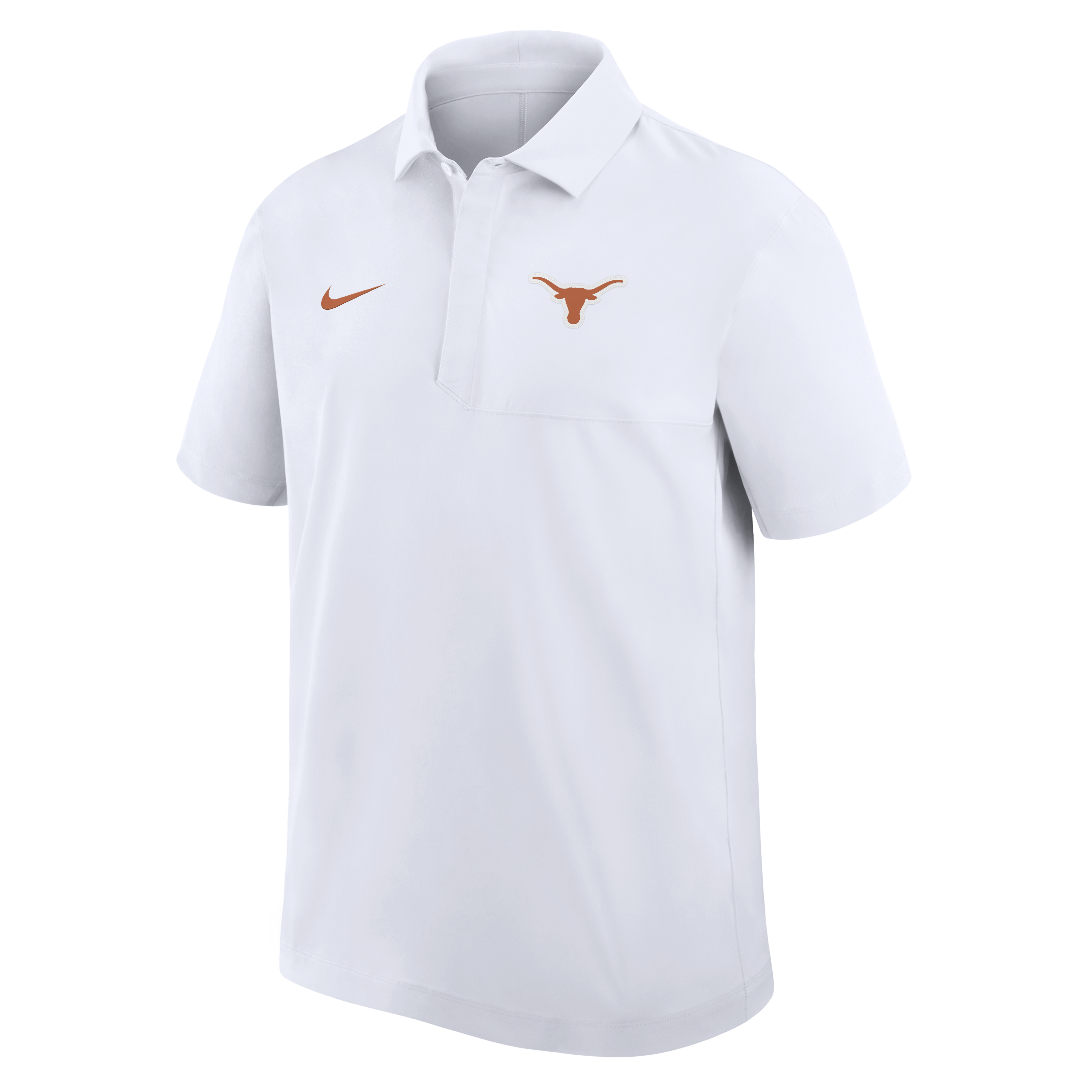 Men's Nike White Texas Longhorns Coaches Sideline Dri-FIT Polo