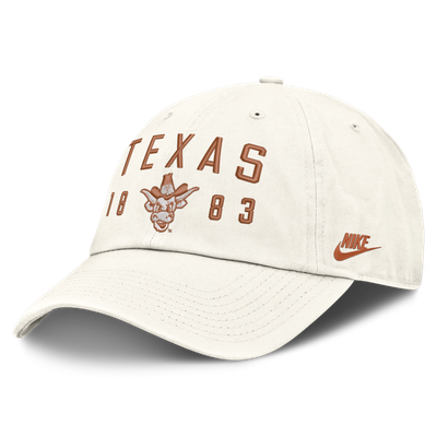  Texas Longhorns Nike Legacy Letter & Location Club Adjustable Hat - White