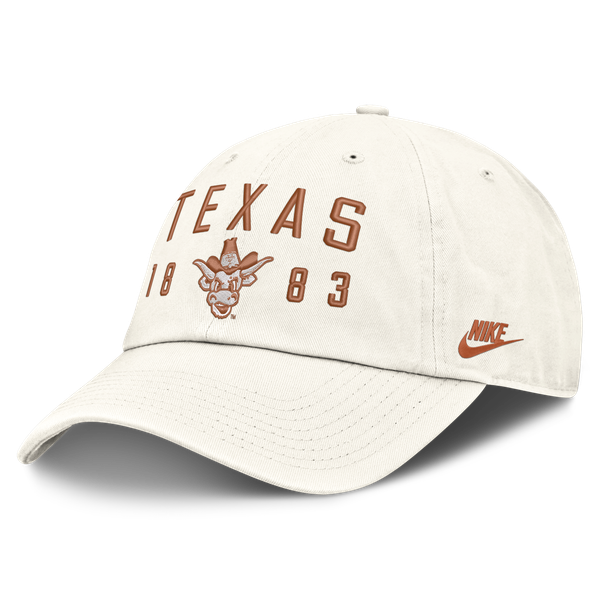Men’s Nike White Texas Longhorns Legacy Letter & Location Club Adjustable Hat