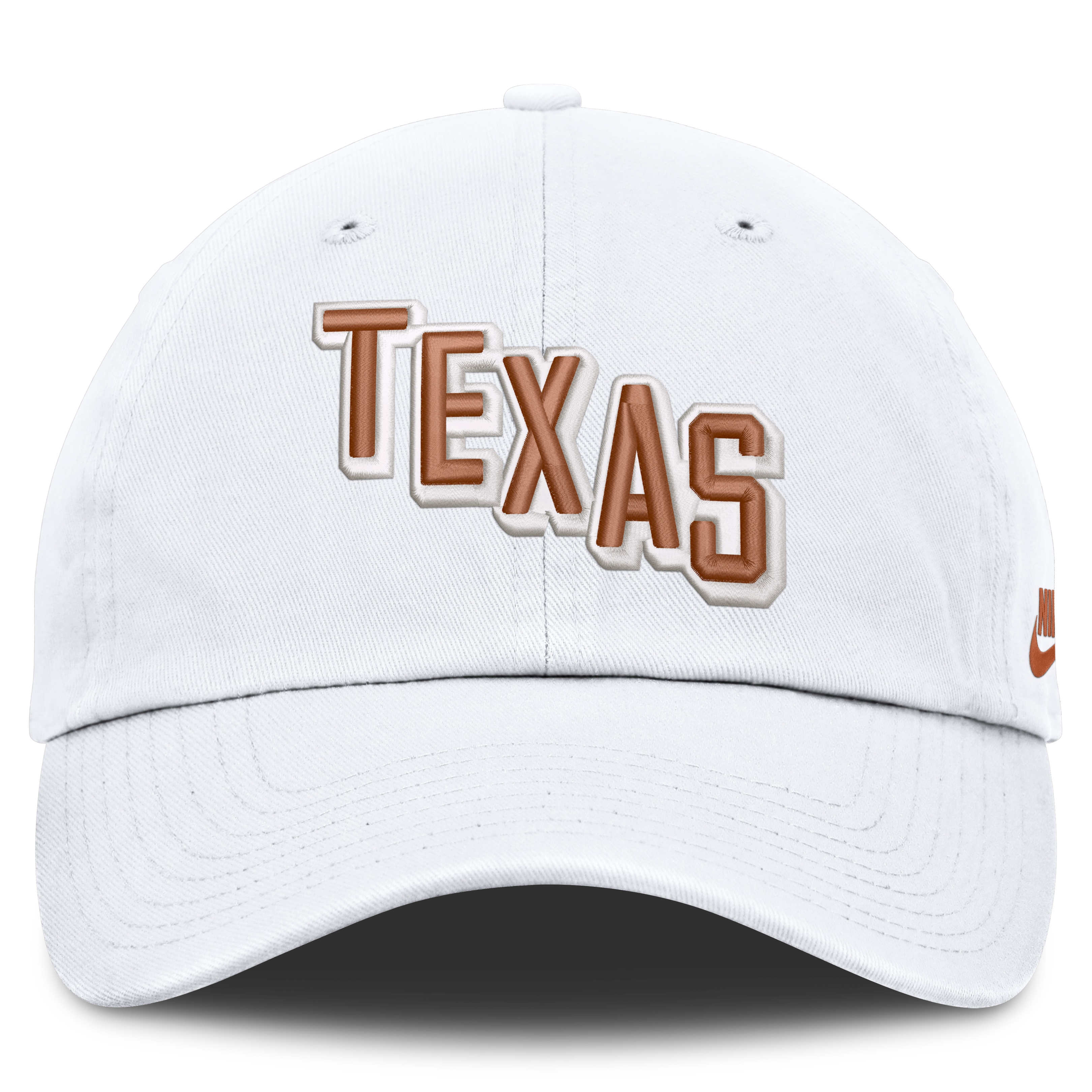 Casquette ajustable Nike blanche Texas Longhorns Legacy Letter & Mascot Club pour homme
