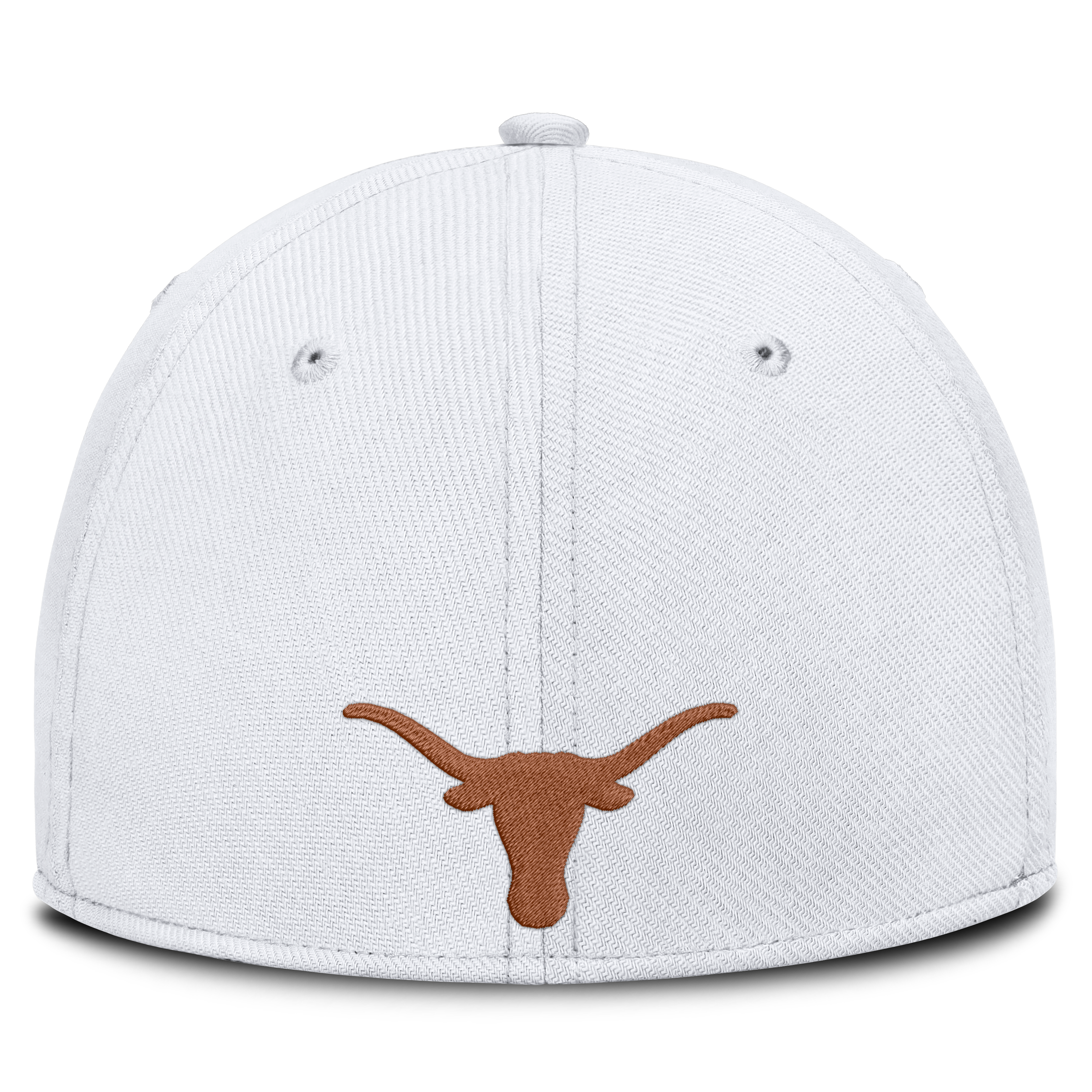 Casquette Nike blanche Texas Longhorns Letter Rise SwooshFlex Dri-FIT pour homme