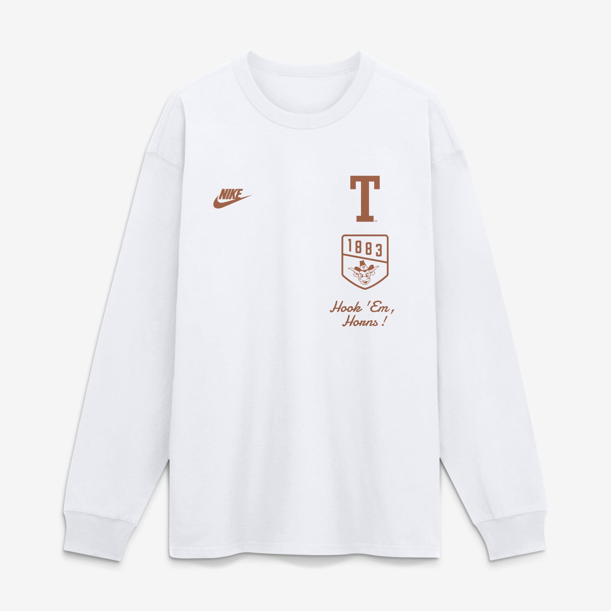 T-shirt à manches longues Nike Max 90 Legacy Multi Graphic blanc pour homme