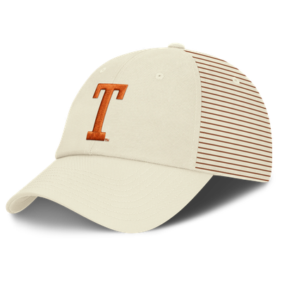 Texas Longhorns Nike Vault Logo Striped Club Adjustable Hat - White