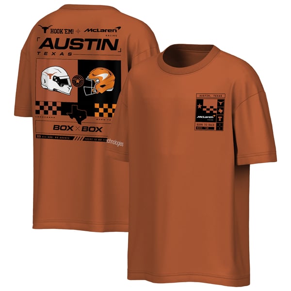 Men’s Outerstuff Texas Orange Texas Longhorns x McLaren Head 2 Head T-Shirt