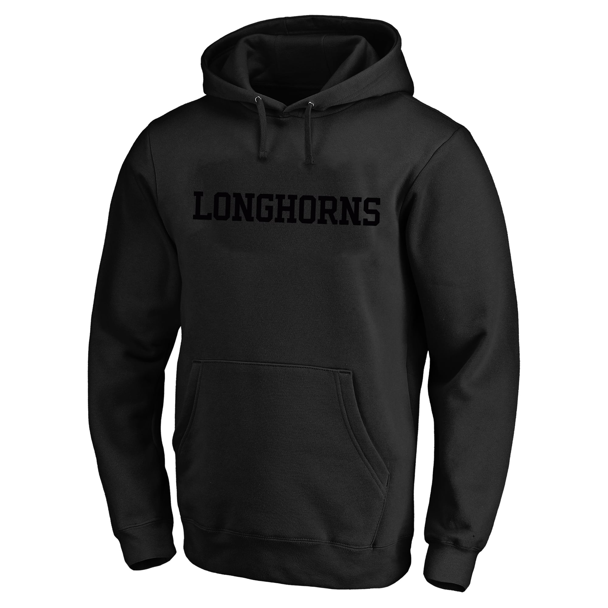 Sweat à capuche noir ton sur Texas Longhorns pour homme