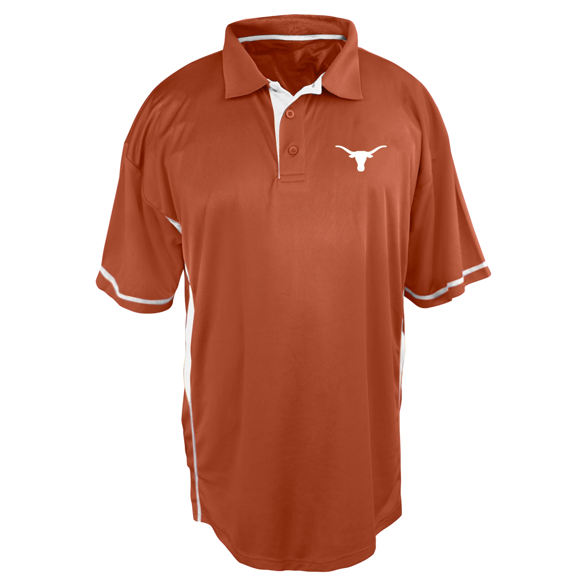 Men's Profile Texas Orange Longhorns Big & Tall Color Block Panel Polo
