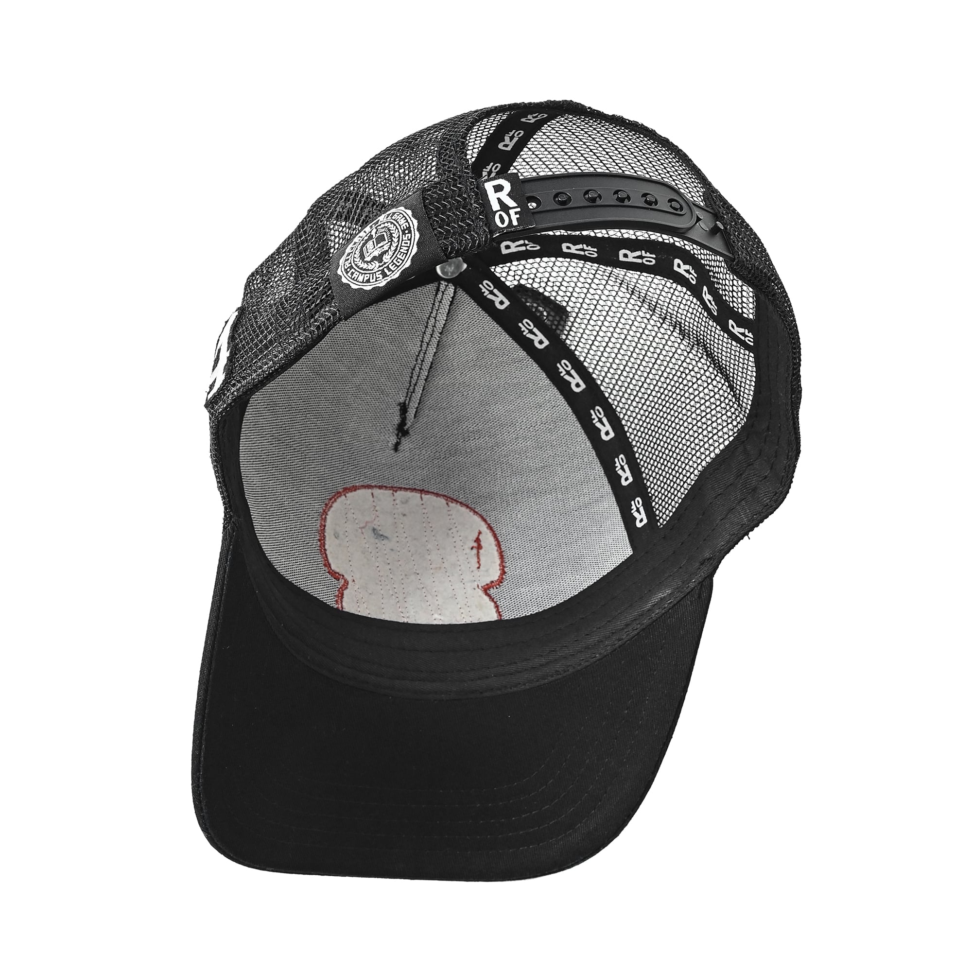 Men's Roots of Fight x Texas Longhorns x Ricky Williams Black #34 Trucker Adjustable Hat