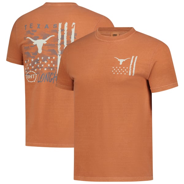 Men’s Texas Orange Texas Longhorns Comfort Colors OHT Camo Overlay T-Shirt