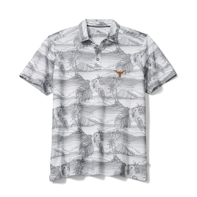 Texas Longhorns Tommy Bahama Corsica Coast IslandZone Polo - Gray
