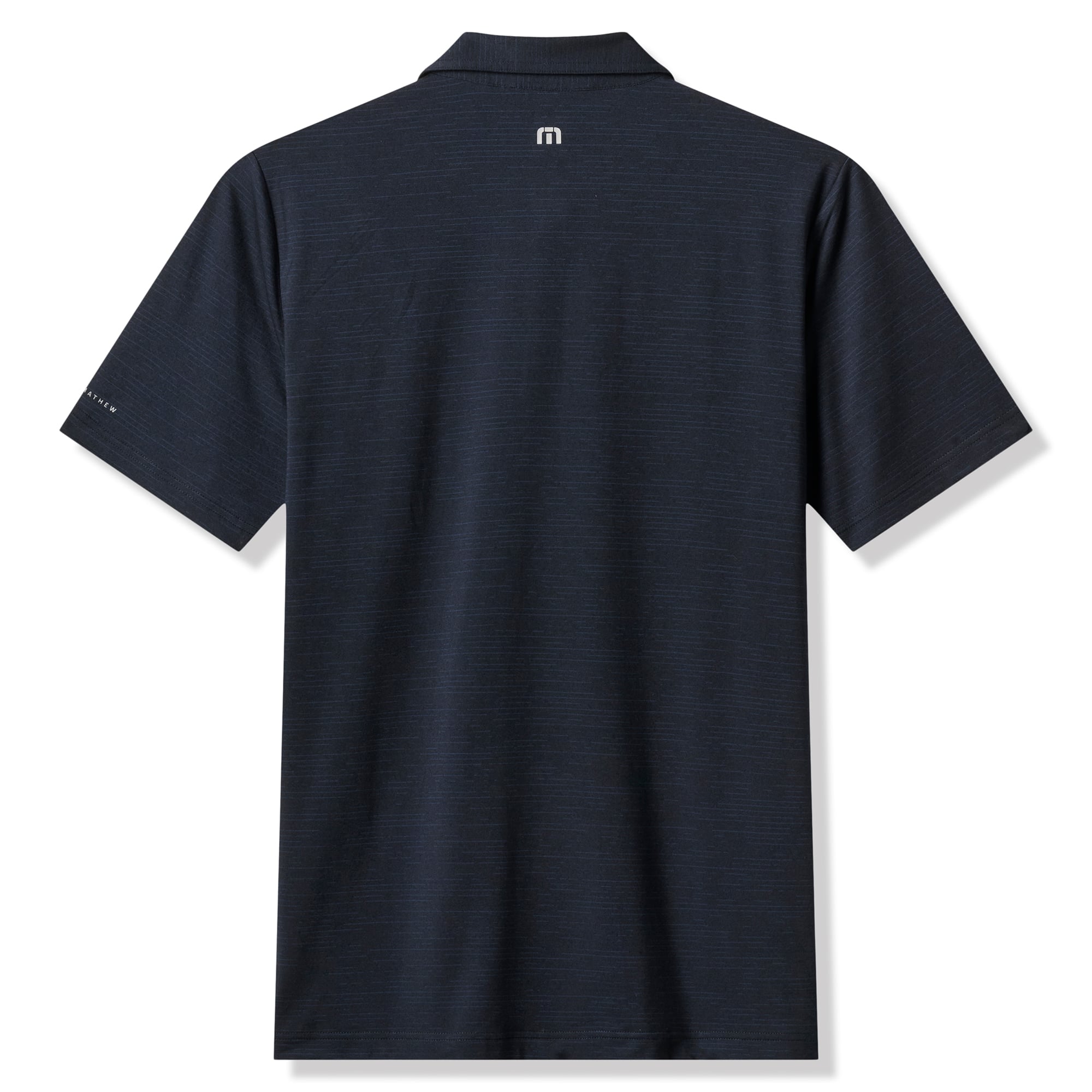 Men's TravisMathew Black Texas Longhorns Halftime Show Heater Tri-Blend Polo