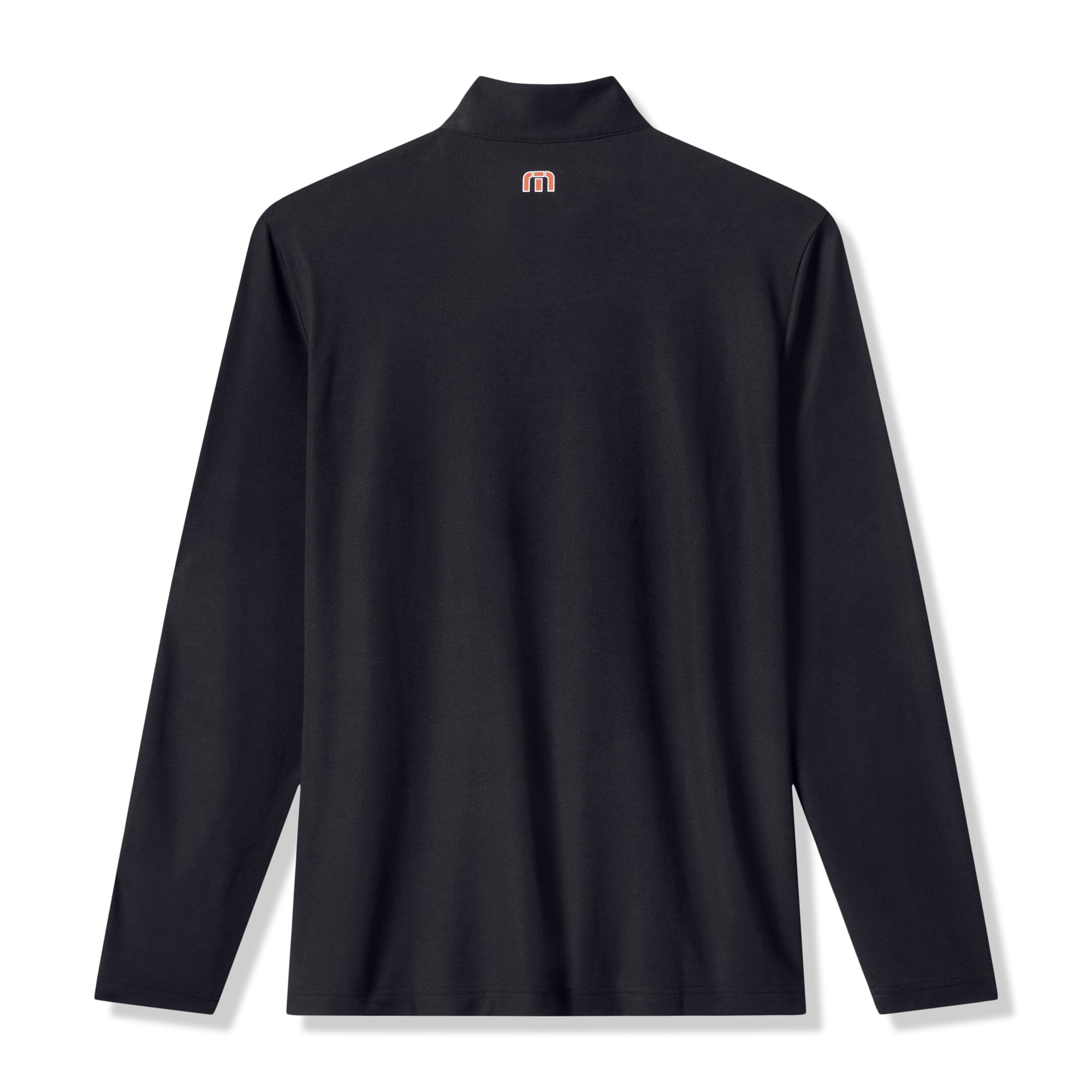 Pull à col zippé TravisMathew noir Texas Longhorns Storied Tradition pour homme