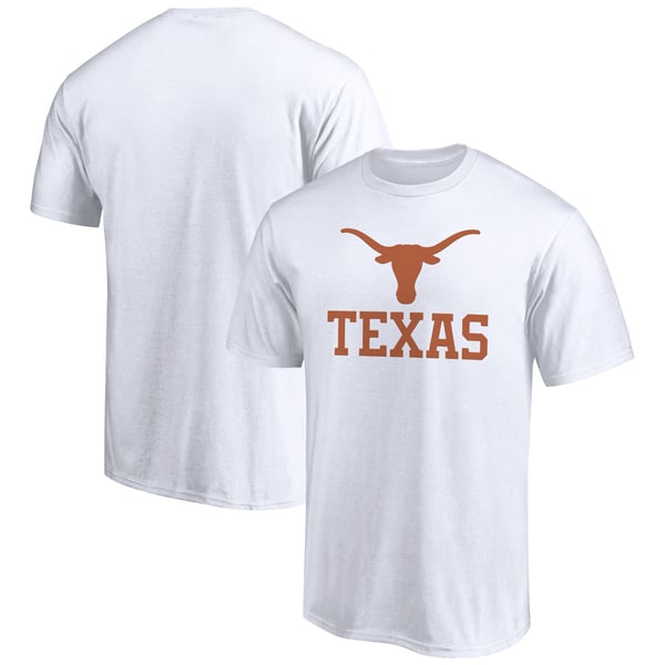 Men’s White Texas Longhorns Lockup Team T-Shirt