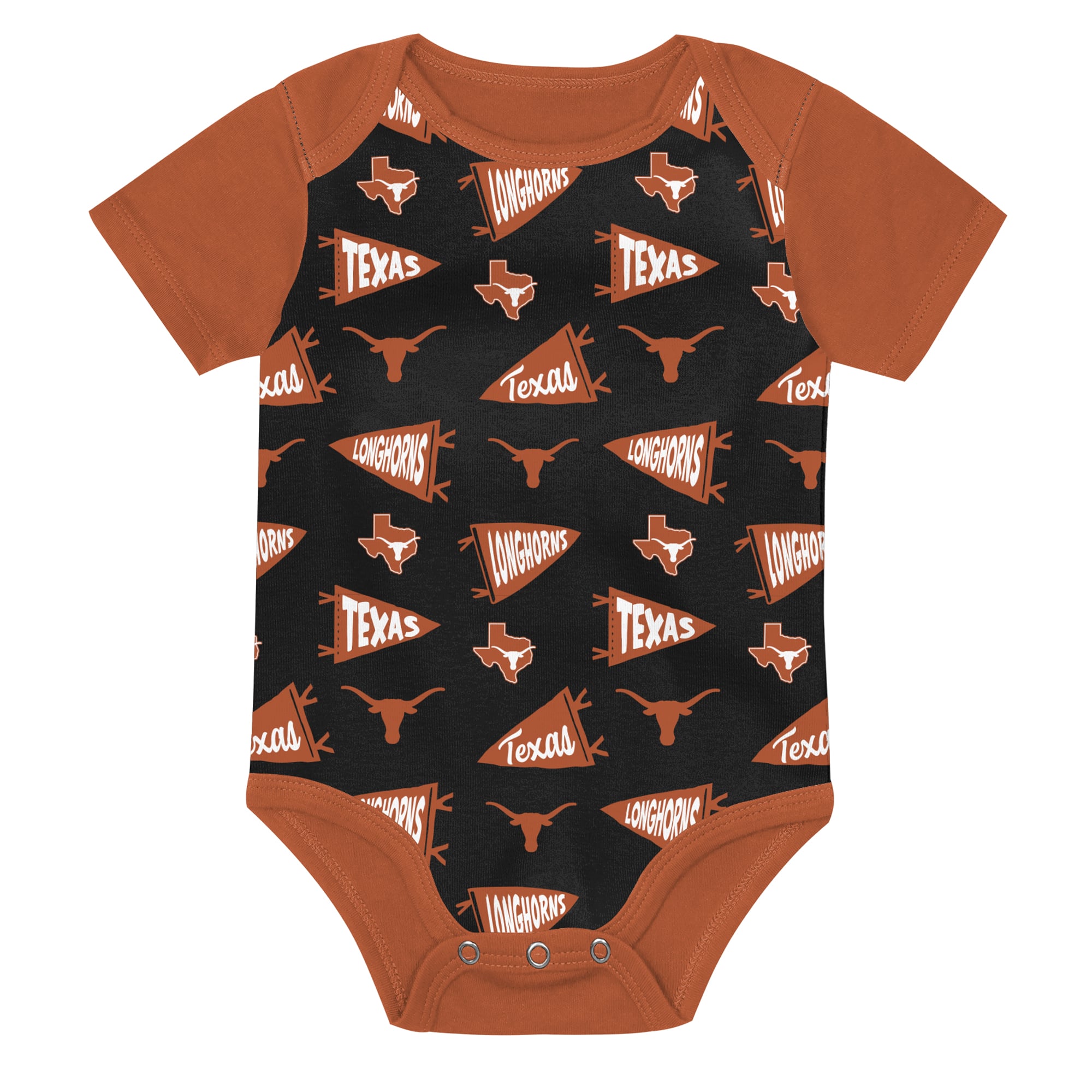 Newborn Outerstuff Brown Texas Longhorns Star Player Three-Piece Bodysuit Set