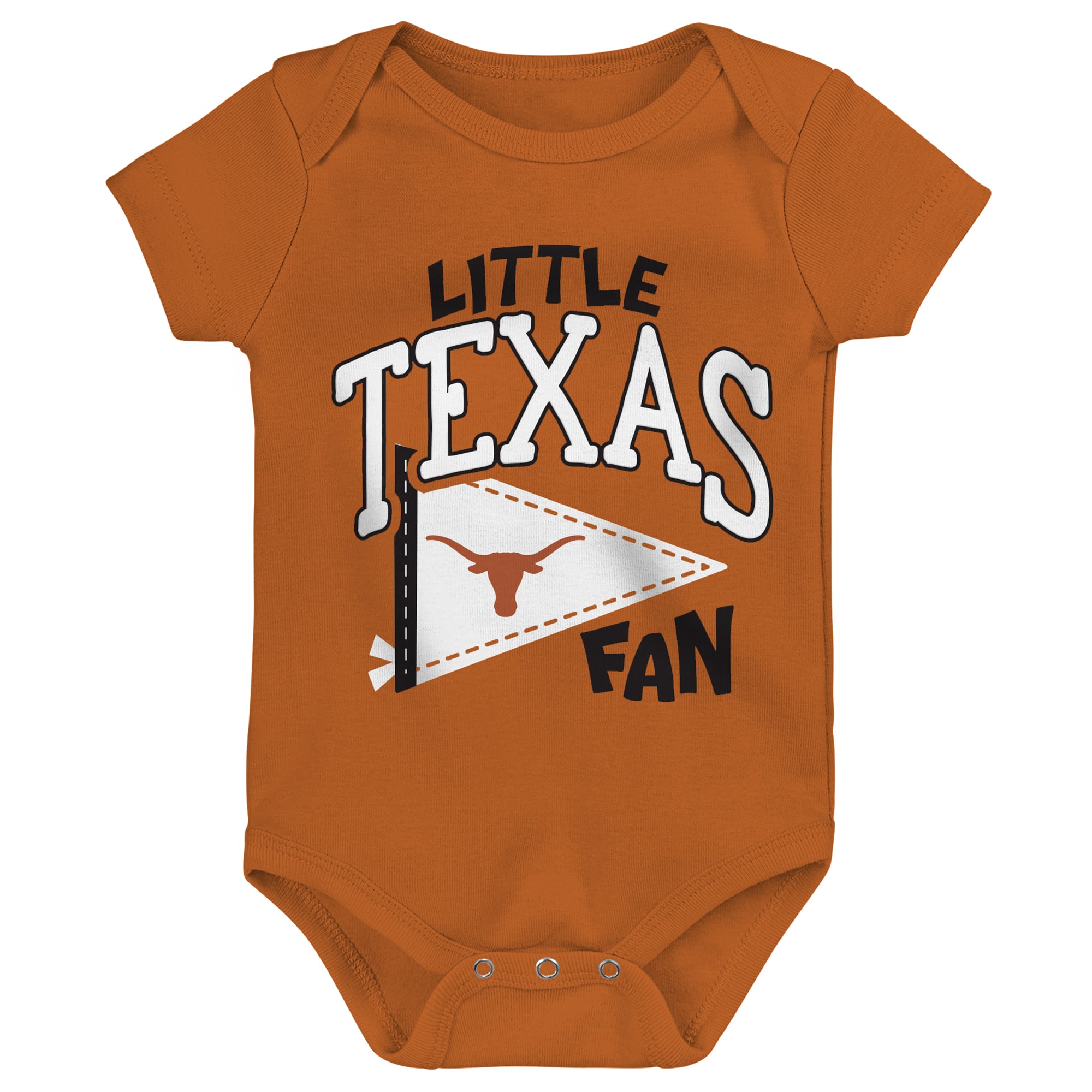 Body bébé Outerstuff Texas Orange Longhorns Little Banner
