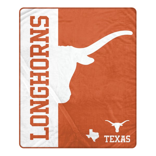 Pegasus Texas Longhorns 60″ x 80″ Endzone Ultra Soft Throw Blanket