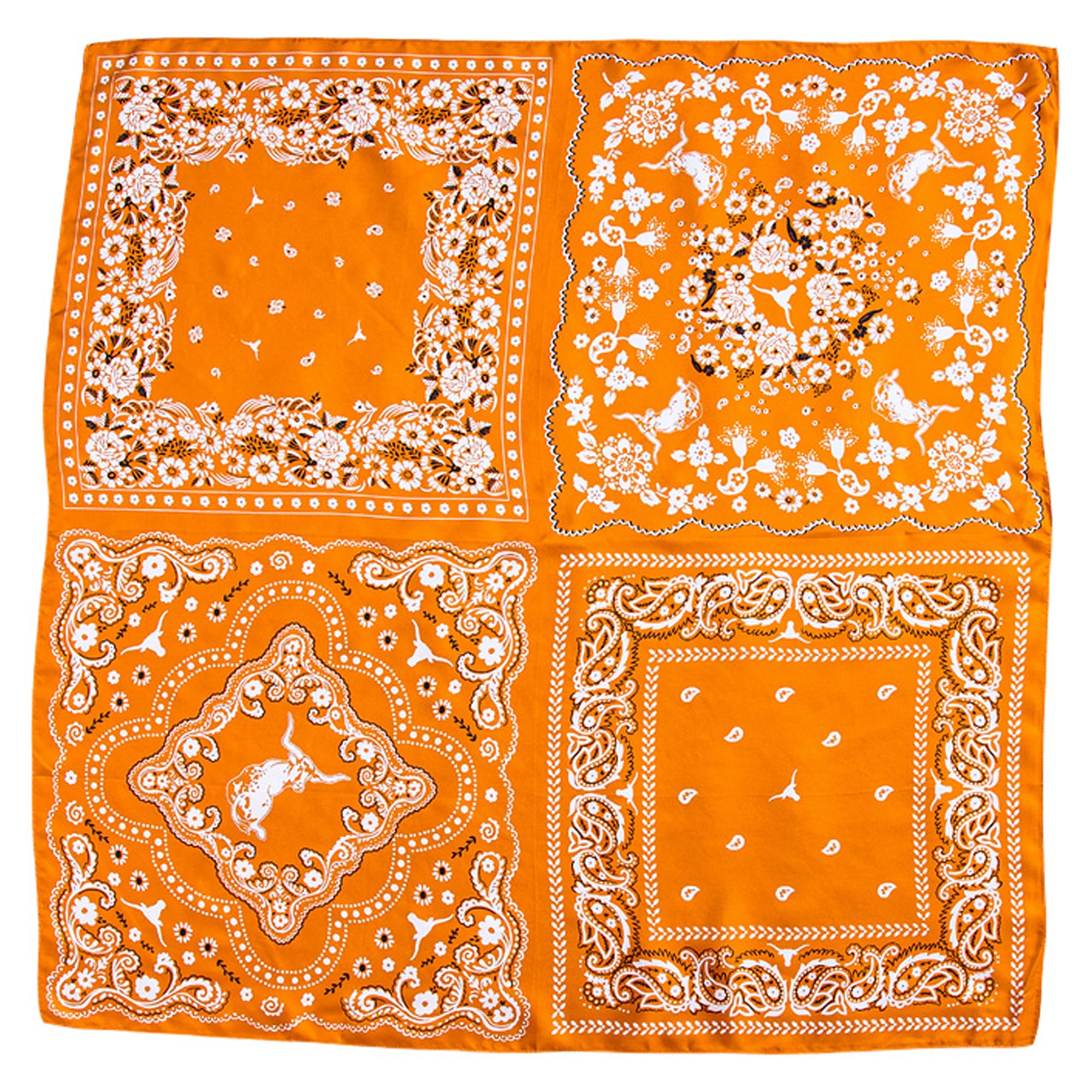 Smith & Quinn Texas Longhorns Square Silk Scarf