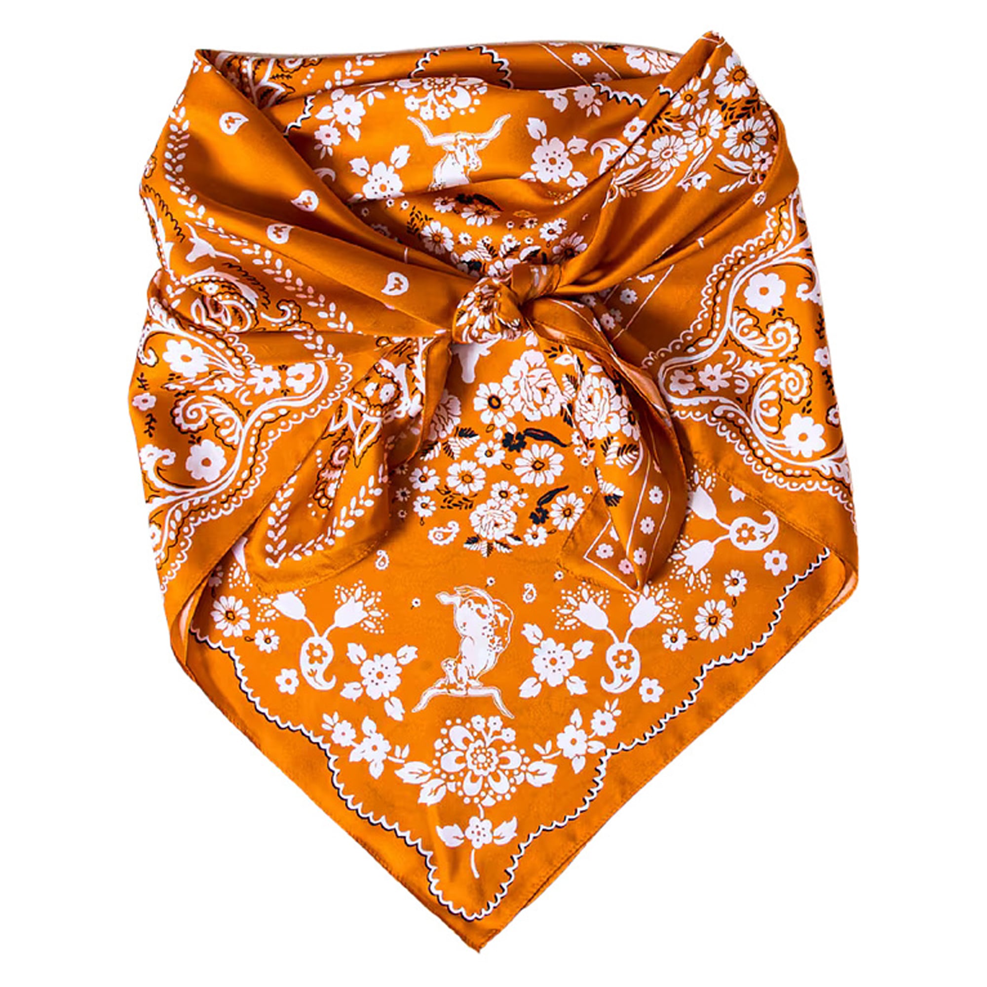 Smith & Quinn Texas Longhorns Square Silk Scarf