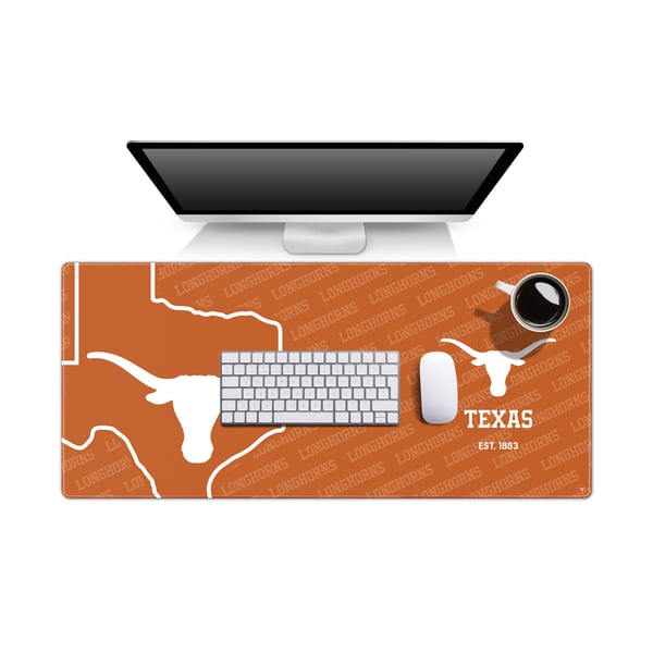 Texas Longhorns 15.7″ x 35.4″ Logo Series Desk Pad