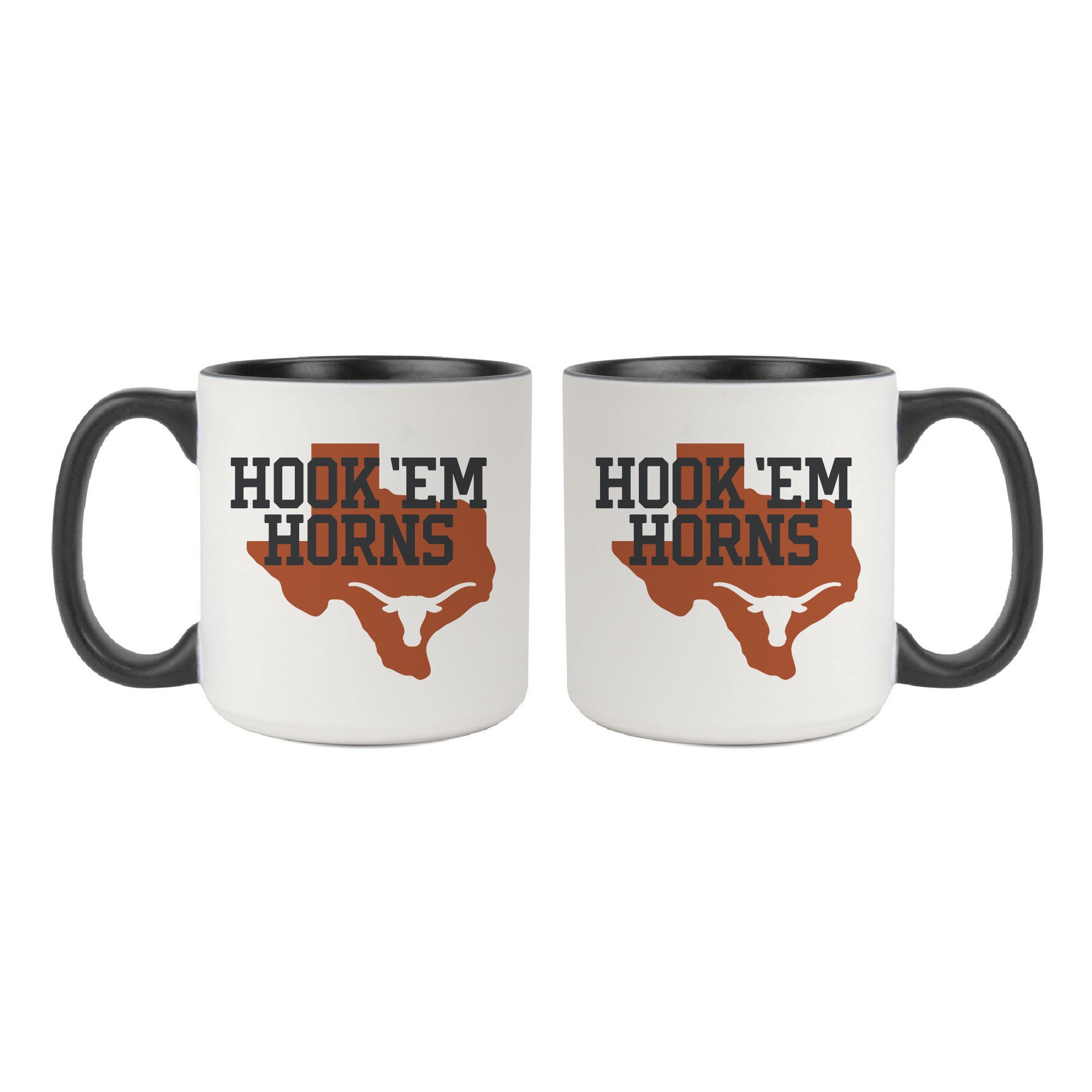Ensemble de 2 tasses Texas Longhorns de 59 cl « Mon État »