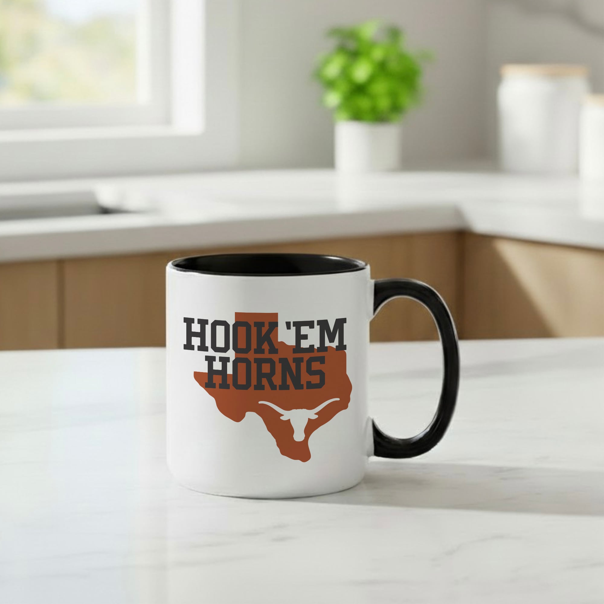 Ensemble de 2 tasses Texas Longhorns de 59 cl « Mon État »