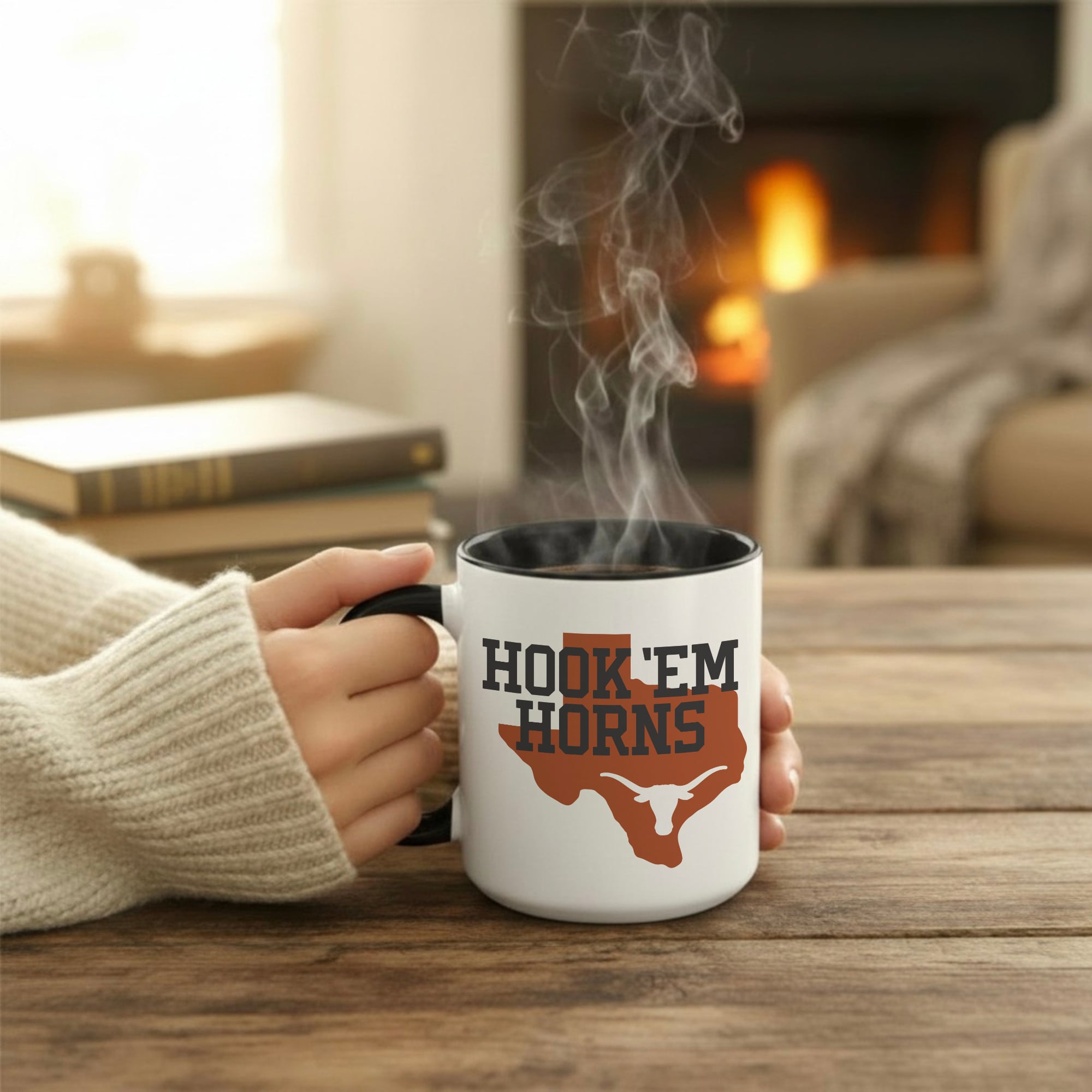 Ensemble de 2 tasses Texas Longhorns de 59 cl « Mon État »