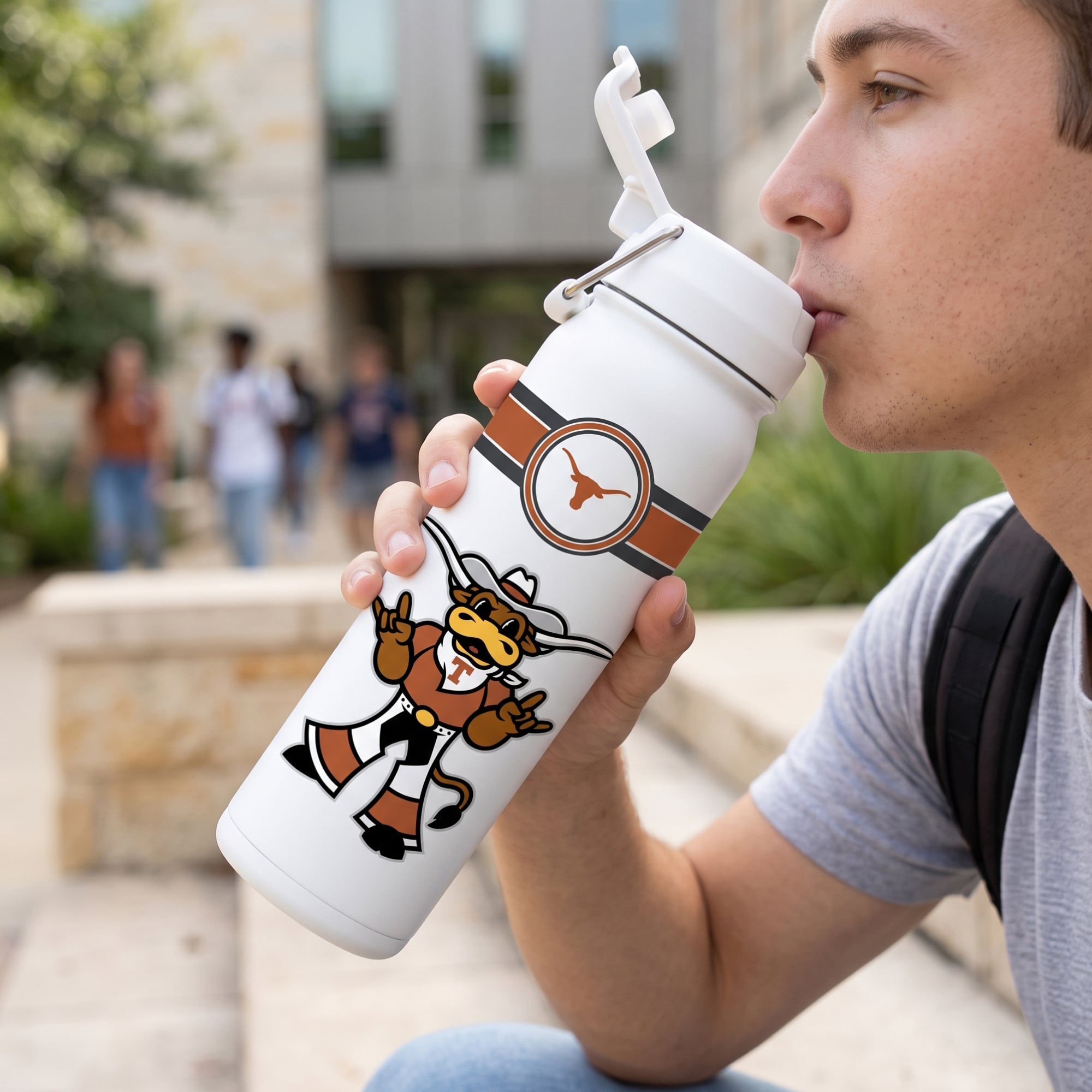 Texas Longhorns 24oz. Triple Option Bottle