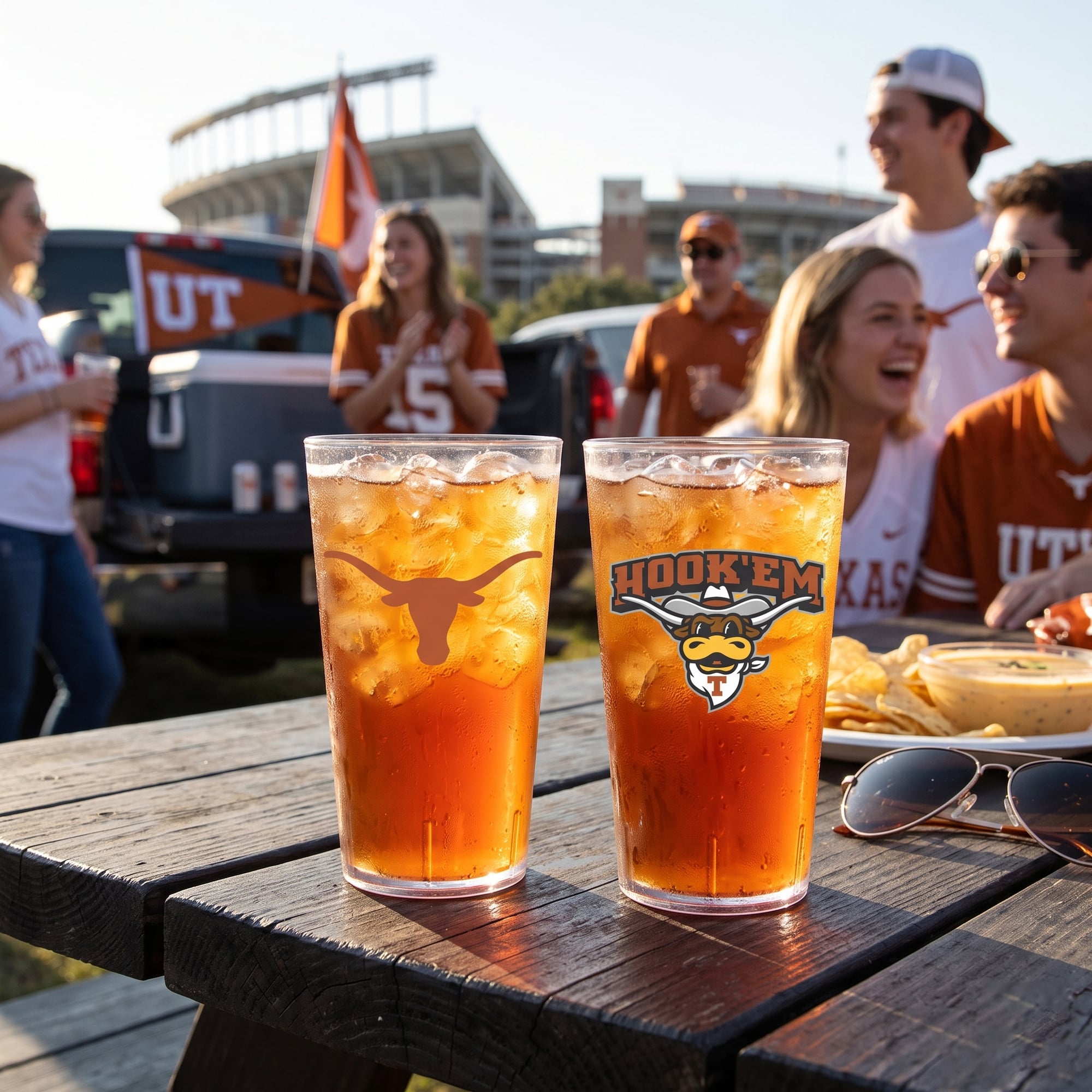 Texas Longhorns 24oz. Two-Pack Tritan Tumbler Set