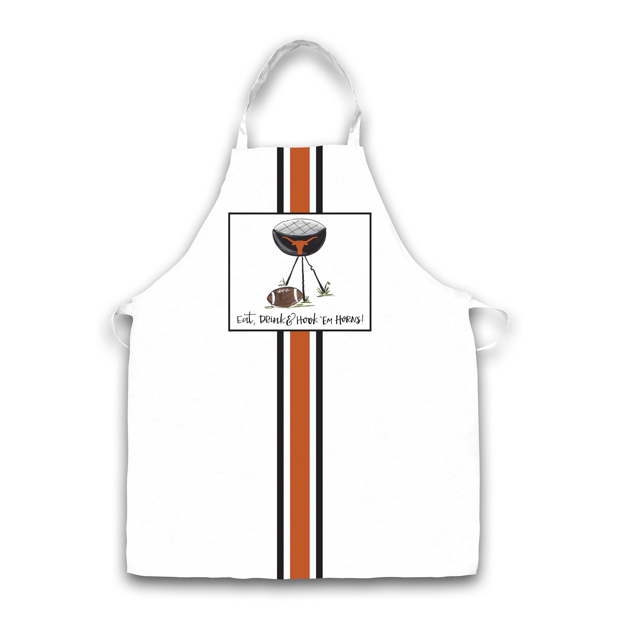 Tablier d'équipe Texas Longhorns Eat Drink & Go