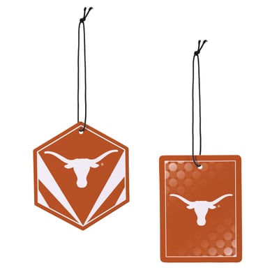 Texas Longhorns Hanging Air Fresheners, Set of 4
