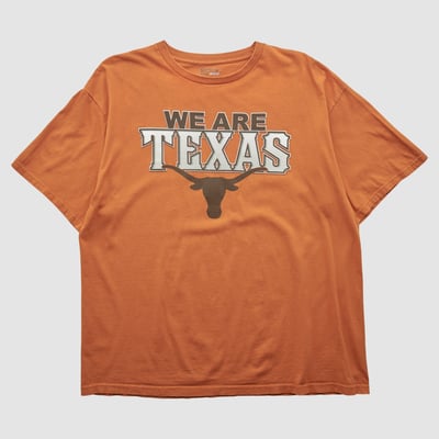 Texas Longhorns Majestic 2010s T-shirt - Orange - 2XL by Fanatics Real Vintage