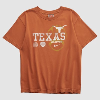 Texas Longhorns Nike 2010 T-shirt - Orange - S by Fanatics Real Vintage