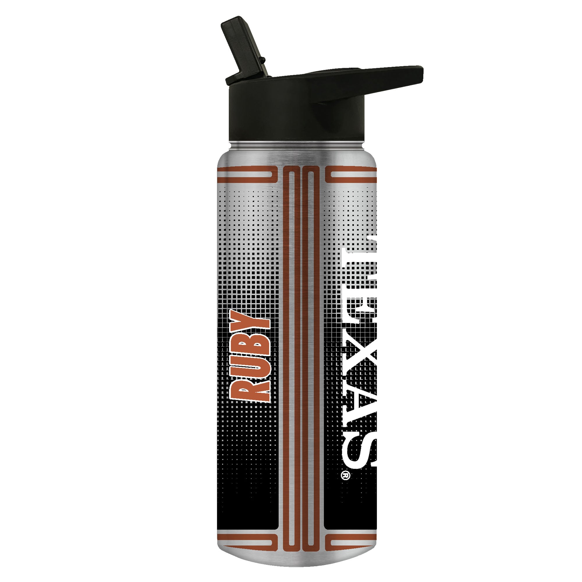 Texas Longhorns Team Logo 24oz. Personalized Jr. Thirst Water Bottle
