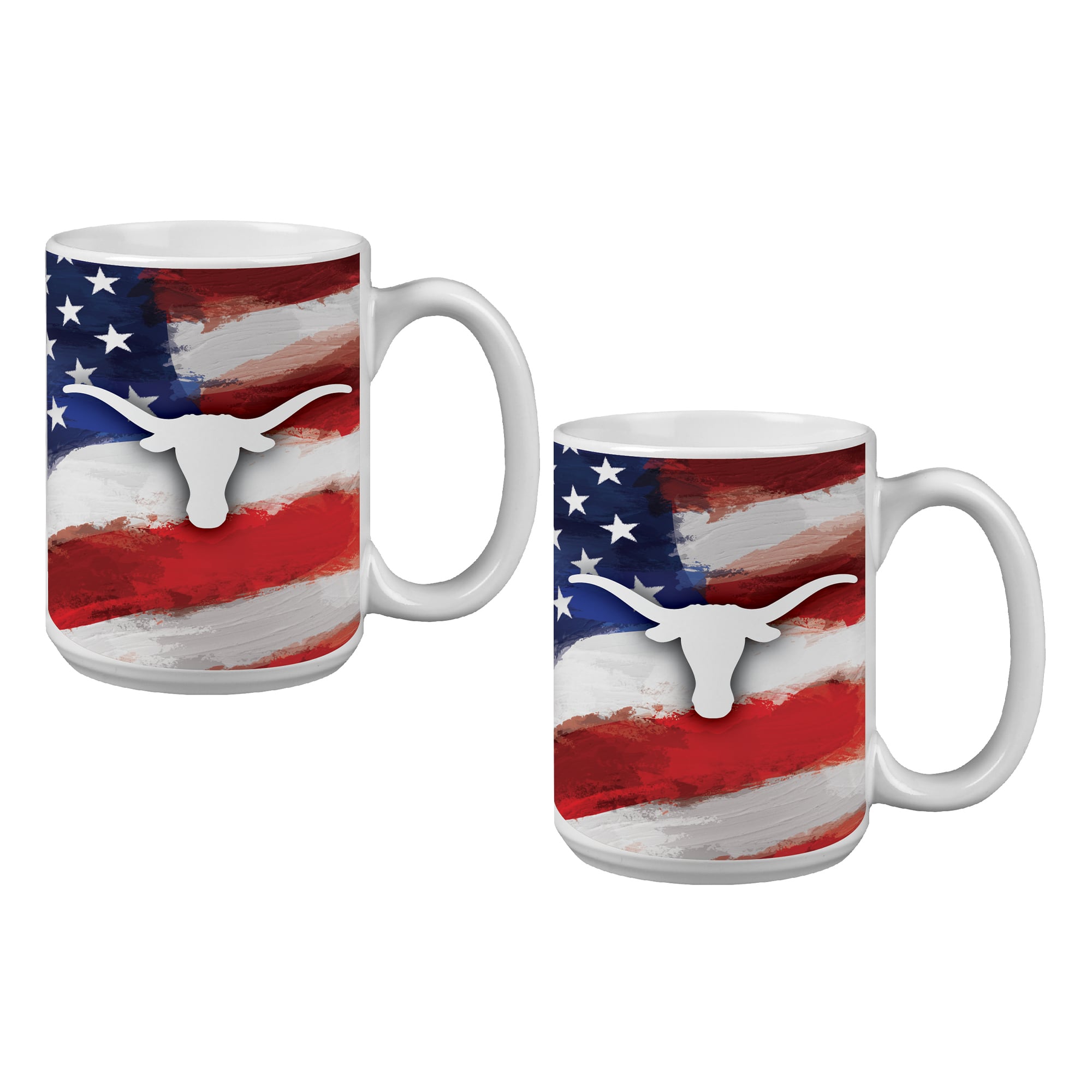 Texas Longhorns  Two-Pack 15oz. Americana Mug Set