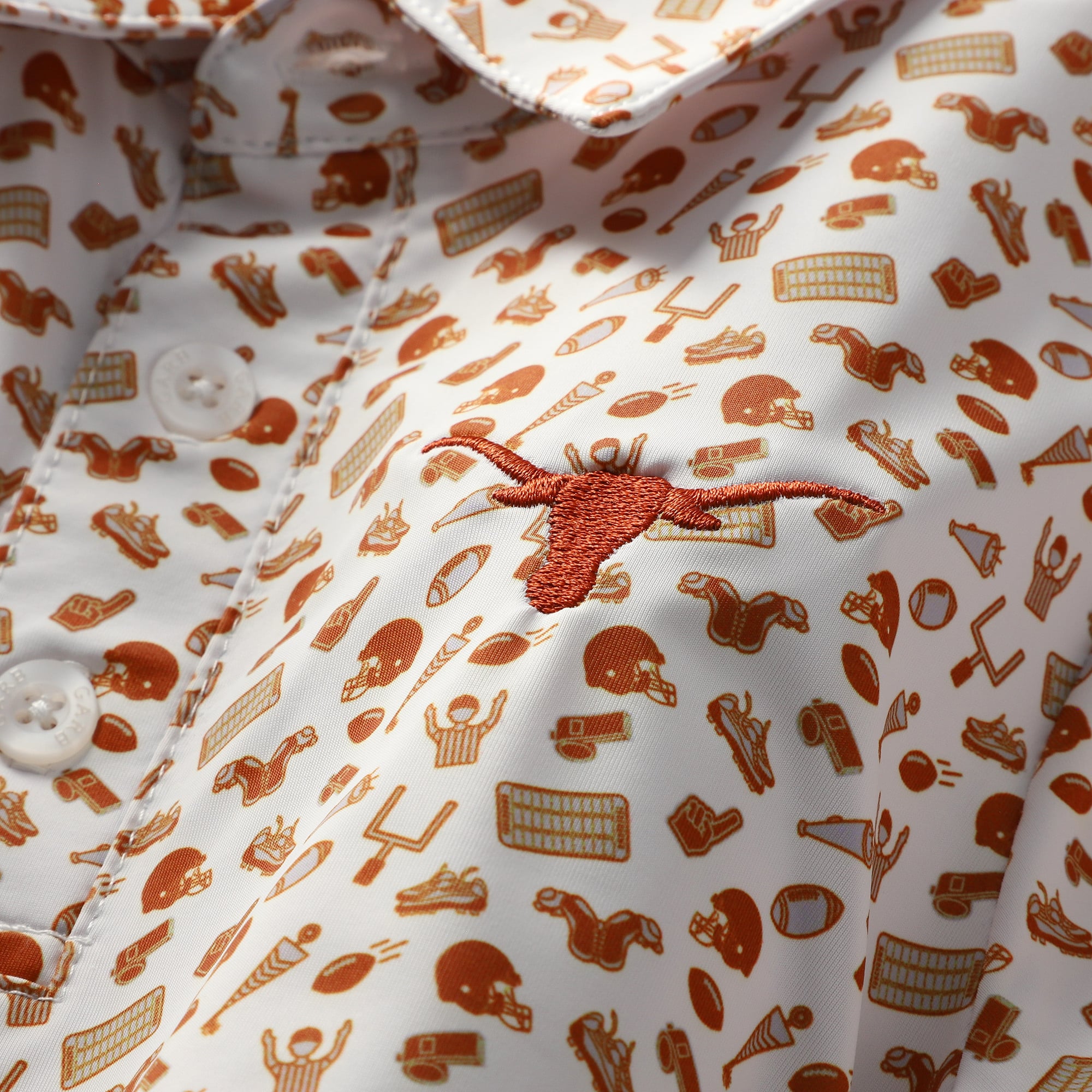 Vêtements pour tout-petits Texas Orange Longhorns Polo de performance à imprimé intégral Tom
