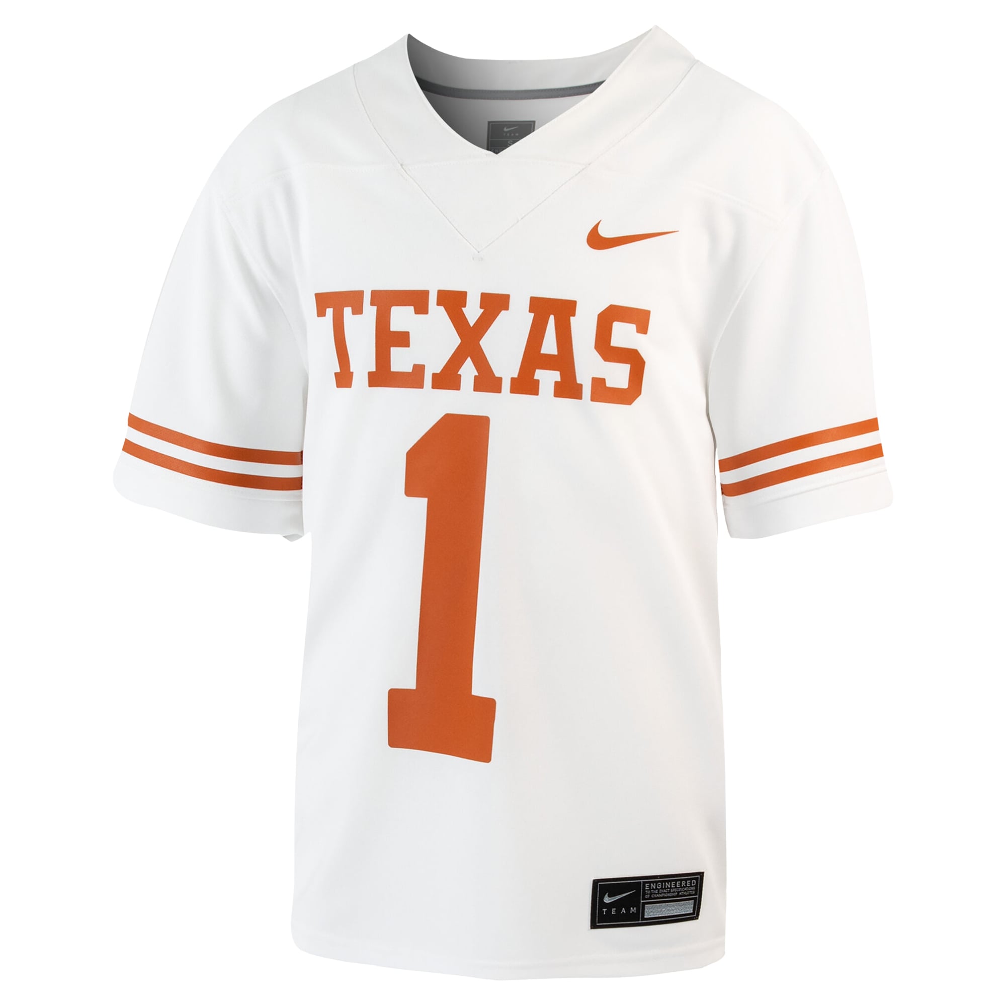 Maillot de football réplique Nike blanc pour tout-petit des Texas Longhorns