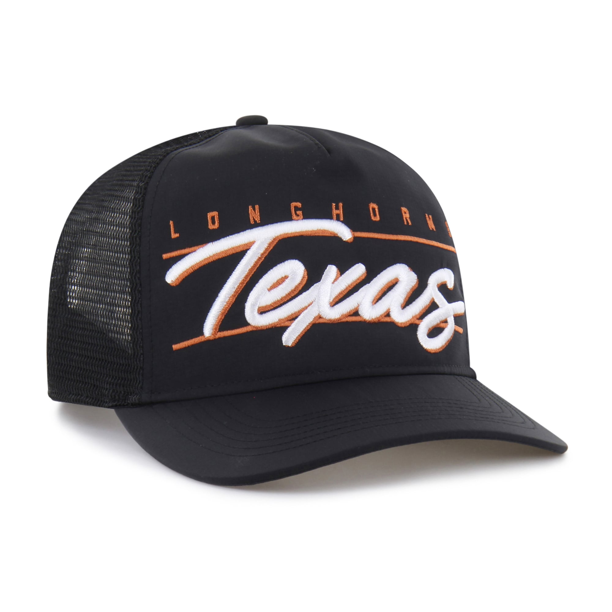 Unisex '47 Black Texas Longhorns brrr° Condor Mesh Hitch Adjustable Hat