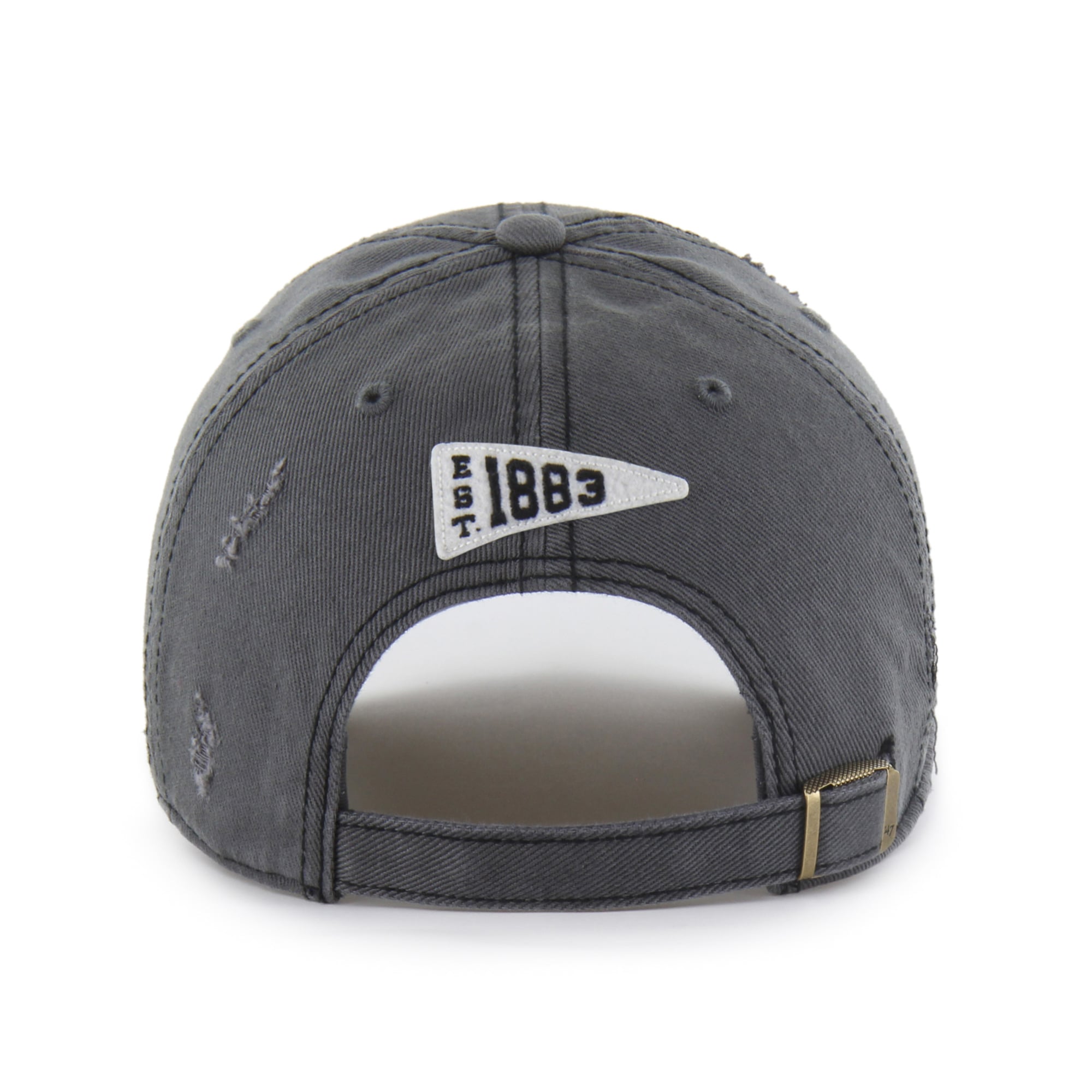 Unisex '47 Charcoal Texas Longhorns Well-Worn Seymore Clean Up Adjustable Hat