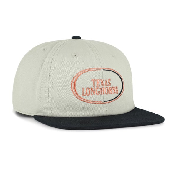 Unisex '47 Gray/Black Texas Longhorns Ovalcrest Captain Snapback Hat