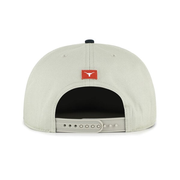 Unisex '47 Gray/Black Texas Longhorns Ovalcrest Captain Snapback Hat