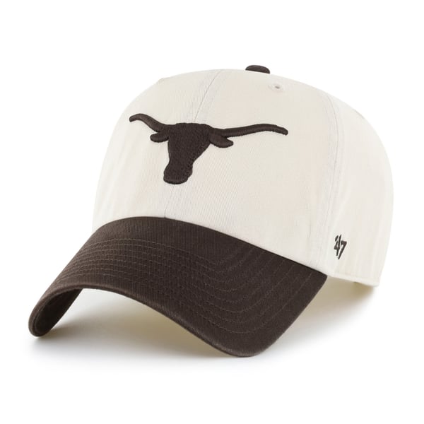 Unisex ’47 Natural/Brown Texas Longhorns Clean Up Adjustable Hat