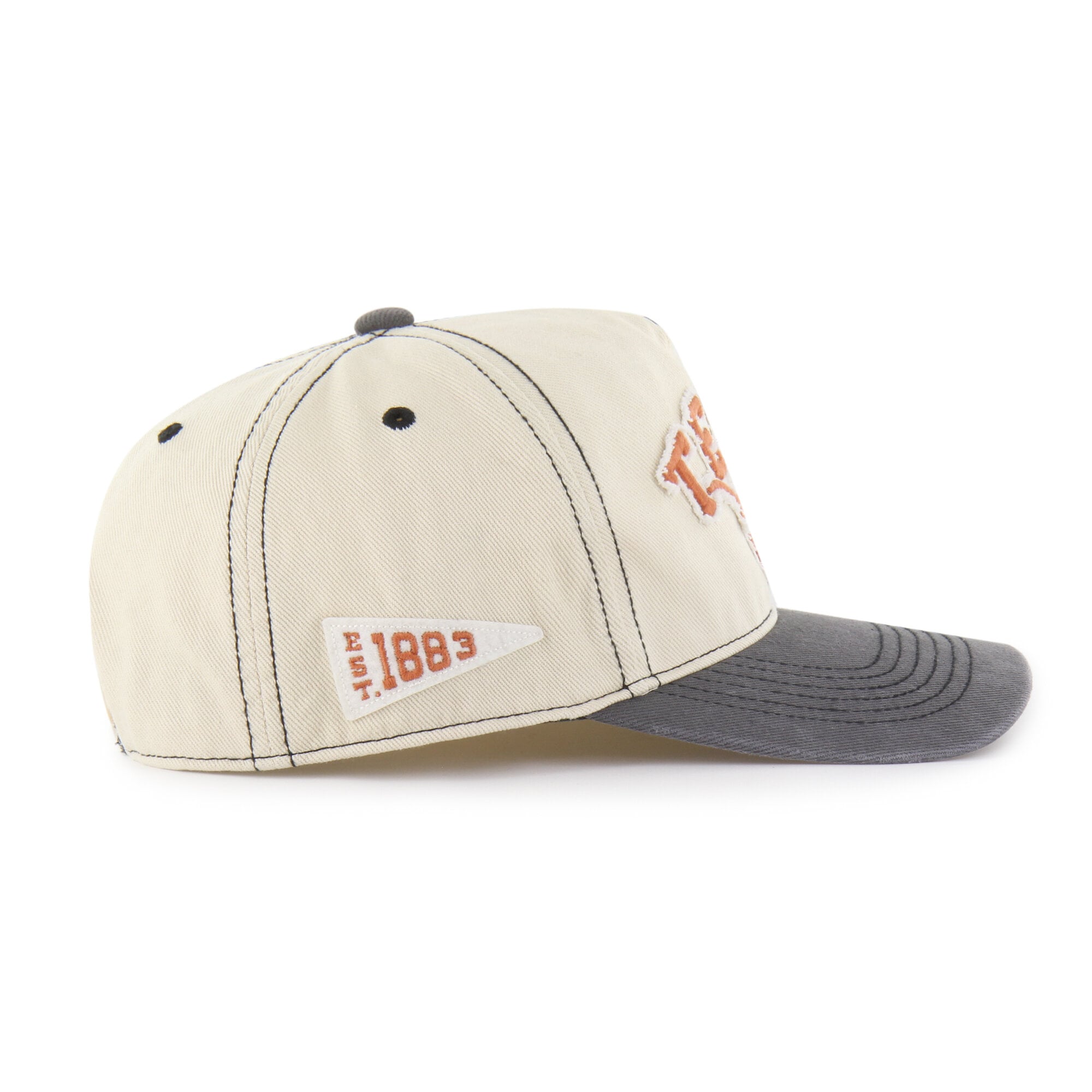 Unisex '47 Tan/Black Texas Longhorns Well-Worn Calderwood Hitch Adjustable Hat